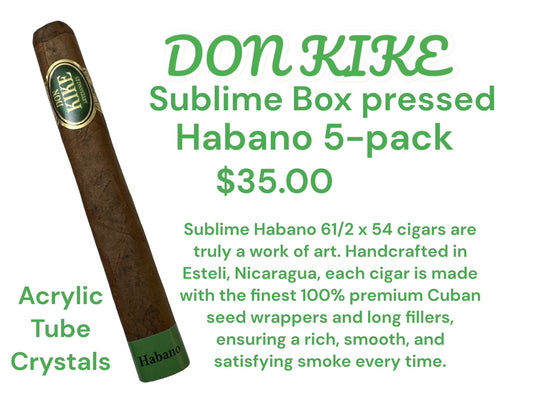 Don Kike Sublime Box Pressed Habano 6 ½ x 54