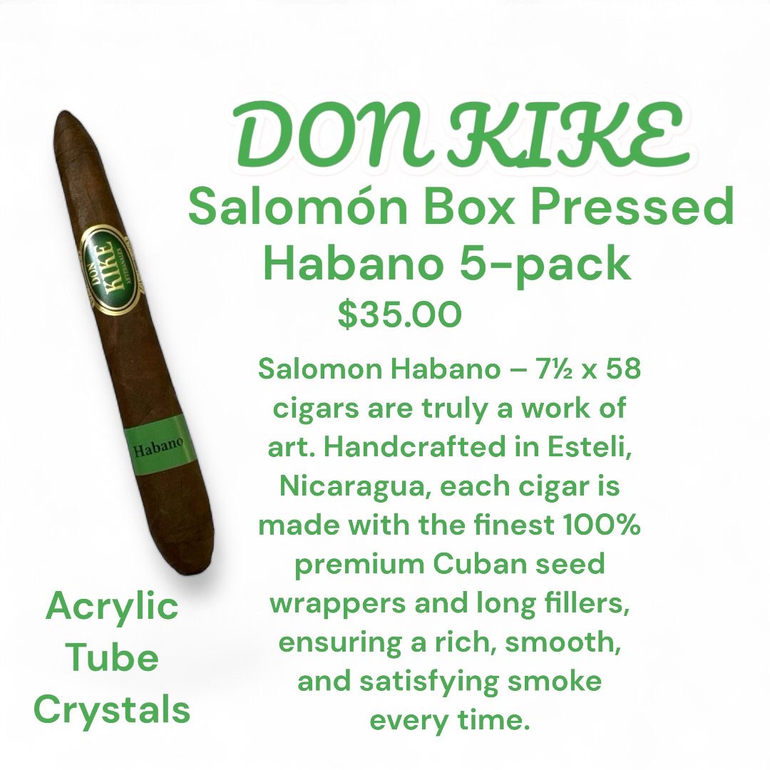 Don Kike Salomón Box Pressed Habano 7 ½ x 58